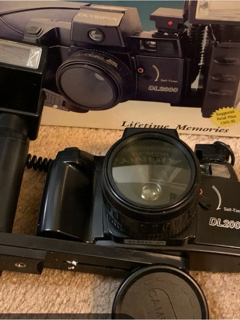 DL2000 Black Camera Set with Flash - Deluxe Photo Kit